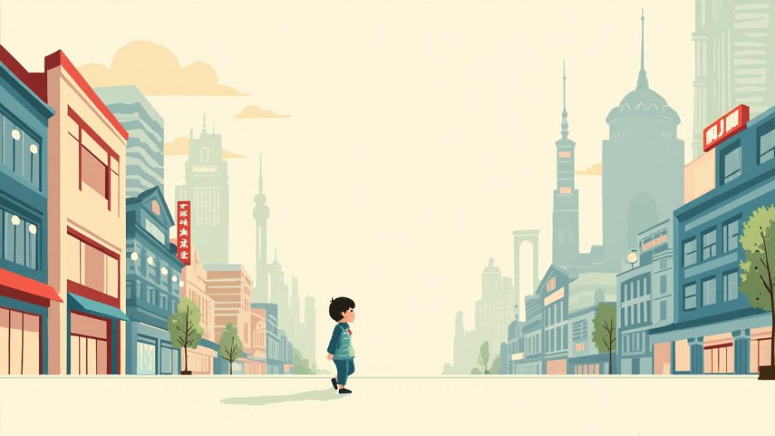 小朋友逛南京路