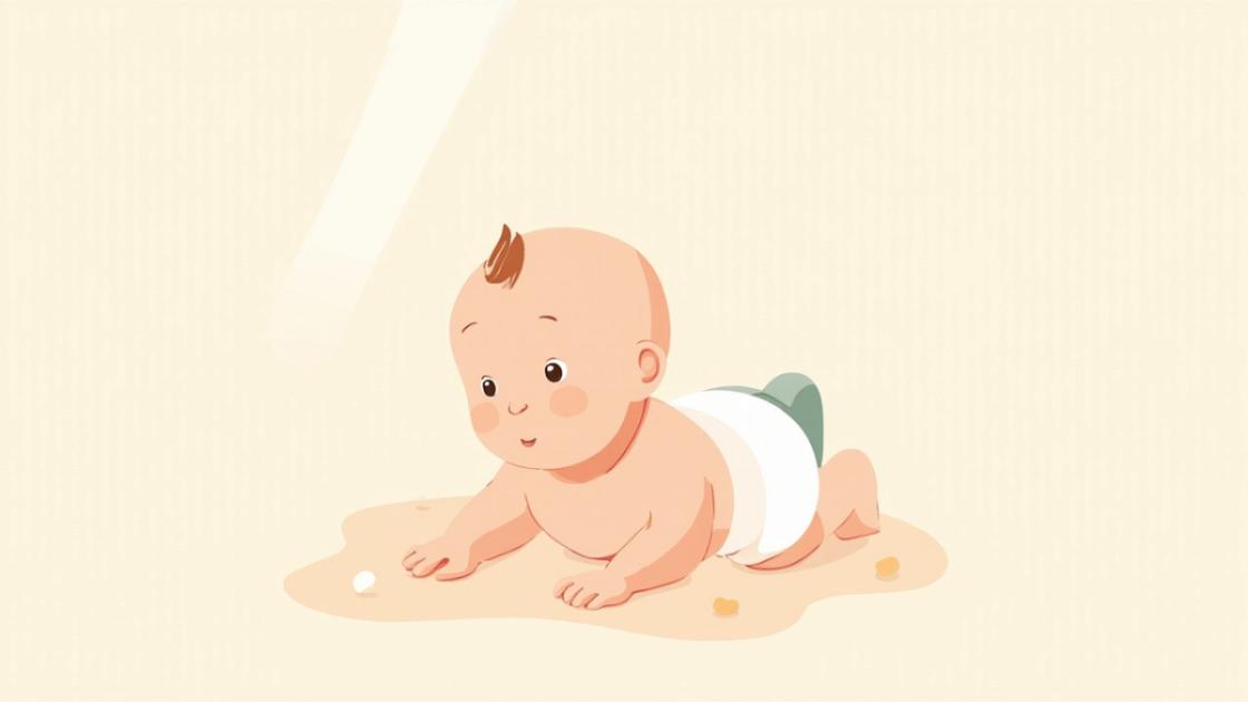 小家伙学抬头